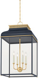 Hudson Valley MDS2401-AGB/DBL Houghton Contemporary Aged Brass / Distressed Bronze 19" Foyer Lighting