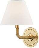 Hudson Valley MDS500-AGB Curves No.1 Modern Aged Brass Wall Sconce Light
