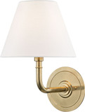 Hudson Valley MDS600-AGB Signature No.1 Aged Brass Wall Lamp