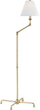 Hudson Valley MDSL108-AGB Classic No.1 Aged Brass Floor Lamp