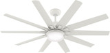 Hunter 50720 Overton Contemporary Matte White LED Exterior 60" Home Ceiling Fan