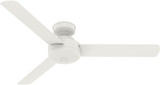 Hunter 50811 Presto Matte White 52" Home Ceiling Fan