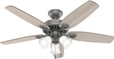 Hunter 51110 Builder Matte Silver LED 52" Ceiling Fan