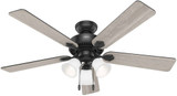 Hunter 51737 Swanson Matte Black 52" Home Ceiling Fan