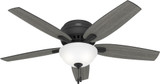 Hunter 52396 Newsome Matte Black LED 52" Ceiling Fan