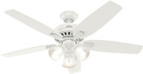 Hunter 53316 Newsome Fresh White LED 52" Ceiling Fan
