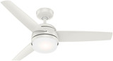 Hunter 54211 Midtown Contemporary Fresh White LED 48" Ceiling Fan