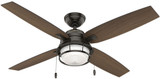 Hunter 59214 Ocala Roasted Maple / Washed Walnut LED Indoor / Outdoor 52" Home Ceiling Fan