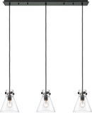 Innovations 123-410-1PS-G411-8CL Downtown Urban Newton Cone Contemporary LED Multi Pendant Light