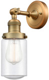 Innovations 203-BB-G314 Franklin Restoration Dover Brushed Brass LED Sconce Lighting