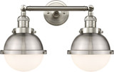 Innovations 208-SN-HFS-61-SN Franklin Restoration Hampden Brushed Satin Nickel LED 2-Light Lighting For Bathroom