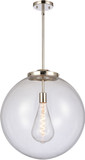 Innovations 221-1S-PN-G202-18 Franklin Restoration Beacon Polished Nickel Clear Beacon LED 18" Hanging Light