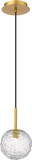 Innovations 320-1P-BB-G320-6CL-BB Barrington Modern Brushed Brass LED Mini Lighting Pendant