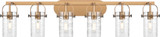 Innovations 423-6W-G423-7DE Pilaster II Cylinder Contemporary LED 6-Light Bathroom Light Sconce