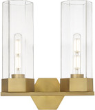Innovations 427-2W-G427-14CL Claverack Modern LED 2-Light Vanity Light