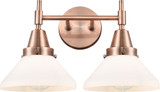 Innovations 447-2W-AC-G4471 Caden Antique Copper White Caden 2-Light Bath Lighting
