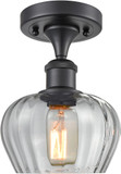 Innovations 516-1C-BK-G92 Ballston Fenton Matte Black LED Overhead Light Fixture
