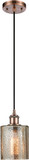 Innovations 516-1P-AC-G116 Ballston Cobbleskill Antique Copper LED Mini Pendant Light Fixture