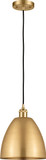 Innovations 516-1P-SG-MBD-9-SG Ballston Dome Satin Gold LED Mini Lighting Pendant