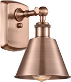 Innovations 516-1W-AC-M8 Ballston Smithfield Antique Copper LED Wall Lamp