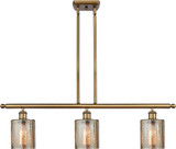 Innovations 516-3I-BB-G116 Ballston Cobbleskill Brushed Brass LED Kitchen Island Lighting