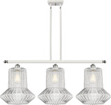 Innovations 516-3I-WPC-G212 Ballston Springwater White and Polished Chrome LED Kitchen Island Light Fixture