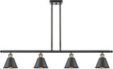 Innovations 516-4I-BAB-M8 Ballston Smithfield Black Antique Brass LED Island Lighting