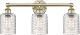 Innovations 616-3W-G112C-5CL Edison Cobbleskill Contemporary LED 3-Light Bath Sconce