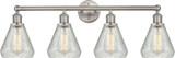 Innovations 616-4W-SN-G275 Conesus Brushed Satin Nickel 4-Light Vanity Lighting Fixture