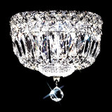 James Moder 92308S22 Prestige Silver 8" Flush Lighting