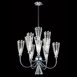 James Moder 96038S22 Medallion Silver Halogen Chandelier Light