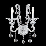 James Moder 96652S22 Pearl Silver Wall Light Sconce