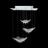 James Moder 96693S22 Contemporary Collection Contemporary Silver Halogen Multi Pendant Lighting