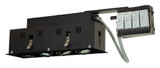 Jesco MGR1650-4EBB Double Gimbal Linear 4 Lamp Remodel Black Recessed Spotlight Lighting Fixture