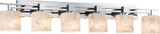 Justice Design ALR-8706 Alabaster Rocks! Aero Contemporary Bathroom Vanity Light Fixture