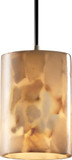 Justice Design ALR-8815-10-CROM Alabaster Rocks! Pendants Contemporary Polished Chrome Mini Lighting Pendant