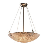 Justice Design ALR-9622-35 Alabaster Rocks! U-Clips Modern Pendant Light Fixture