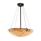 Justice Design ALR-9661-35 Alabaster Rocks! Finials Modern Pendant Hanging Light