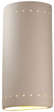 Justice Design CER-1195 Ambiance Cylinder Contemporary Ceramic LED Wall Lighting Fixture