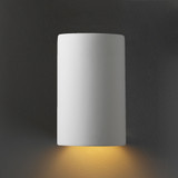 Justice Design CER-5940W Ambiance Small Cylinder Modern Ceramic LED Outdoor Wall Lighting