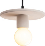 Justice Design CER-6320-BIS-MBLK-BKCD Radiance Bisque Mini Pendant Lighting