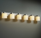 Justice Design CNDL8926 Modular Candlearia Contemporary Six-Light Bathroom Lighting