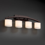 Justice Design FAB-8594 Archway Textile 4-Light Bath Sconce