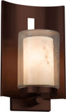 Justice Design FAL-7591W-10-DBRZ LumenAria Embark Modern Dark Bronze Exterior Lamp Sconce