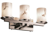Justice Design FAL-8773-10 LumenAria Dakota Contemporary 3-Light Bath Light Fixture