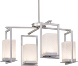Justice Design FSN-7510W Fusion Laguna Contemporary LED Exterior Chandelier Lamp
