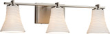 Justice Design POR-8443 Limoges Era Contemporary 3-Light Bathroom Sconce