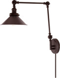 JVI Designs 1257-08-M3 Soho Oil Rubbed Bronze Swing Arm Wall Lamp