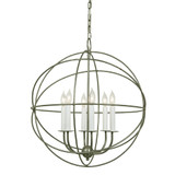 JVI Designs 3033 Extra Large 22 Inch Diameter Contemporary Chandelier - 6 Candles
