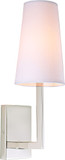 JVI Designs 431-15 Sullivan Polished Nickel Wall Mounted Lamp